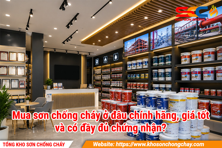 Mua sơn chống cháy ở đâu chính hãng, giá tốt và có đầy đủ chứng nhận?